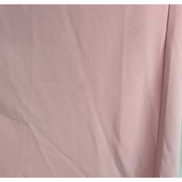 Alexia Admor Midi Party Dress Women's 14 Dusty Pink Deep V-Neck Ruffle - Picture 11 of 16